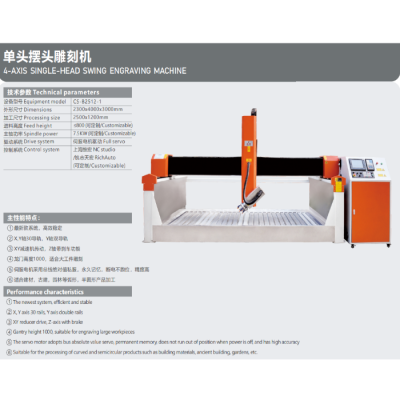 Фрезерный станок по камню Chaosheng CS-B2512-1